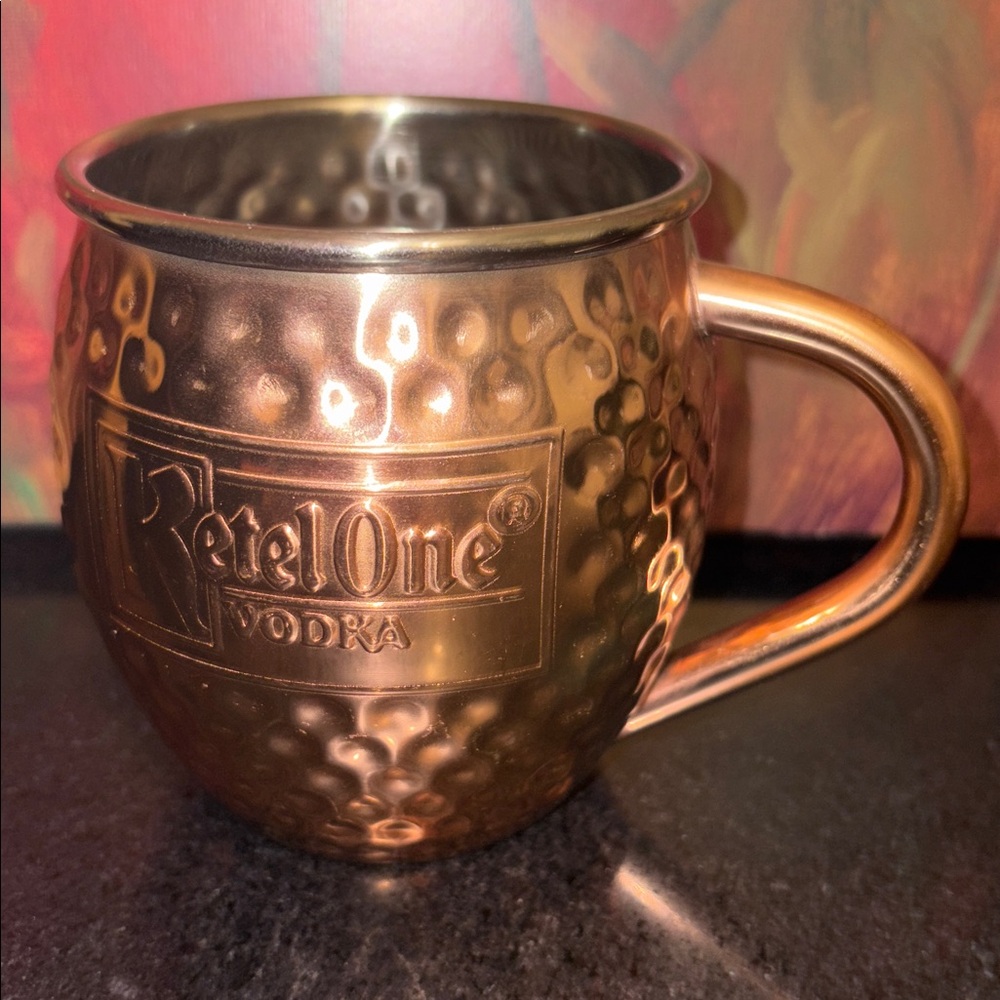 NWT Ketel One Hammered Copper Mule Mug - Stainless Steel Lined